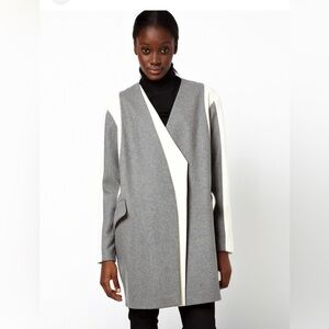 ASOS Cocoon Oversized Gray Coat - Size 8